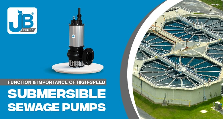 High speed submersible sludge pumps